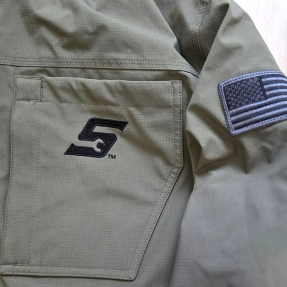 Authentic SNAP ON Tools Hawthorne Padded Jacket Dusty Olive SIZE XL - Picture 4 of 4